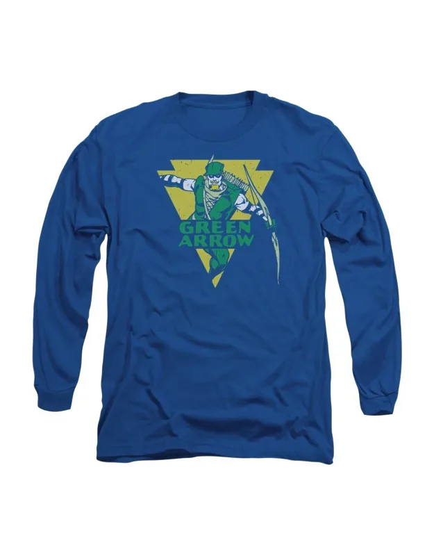 Distressed Arrow Long Sleeve Tee
