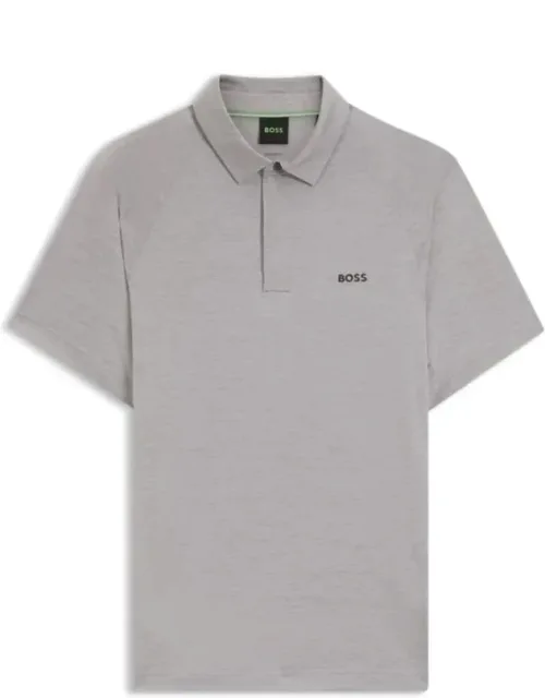 Slim-fit Polo Shirt With Temperature-regulating Performance