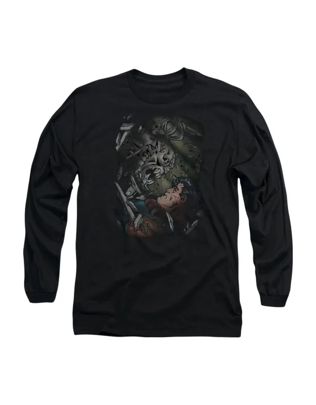 Superman Epic Battle Long Sleeve Tee
