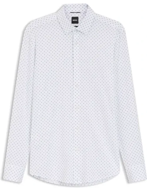 Slim-fit Shirt In Performance-stretch Jersey