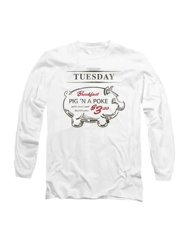 Supernatural Pig N Poke Long Sleeve Tee