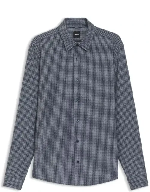 Slim-fit Shirt In Performance-stretch Jersey
