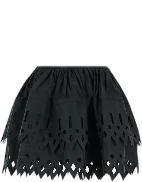 Tech Cotton Blend Skirt