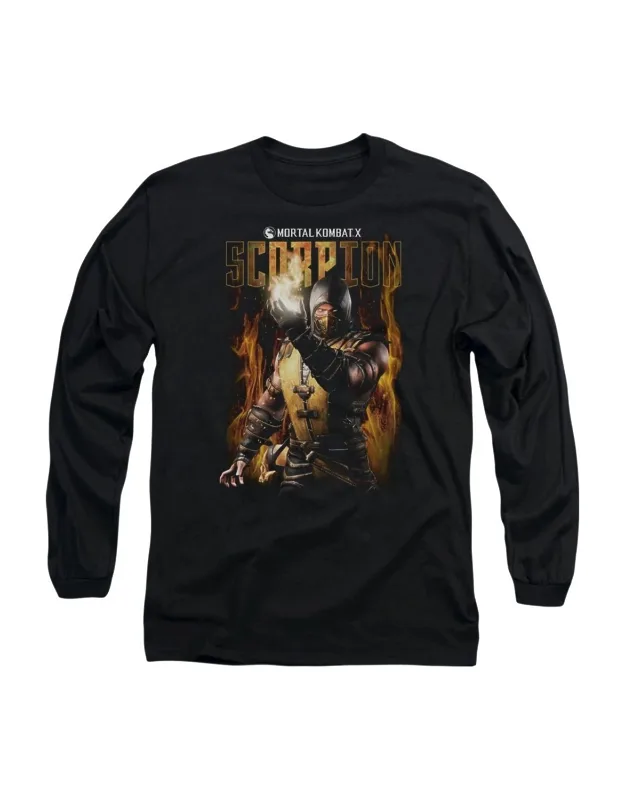 Mortal Kombat Scorpion Long Sleeve Tee
