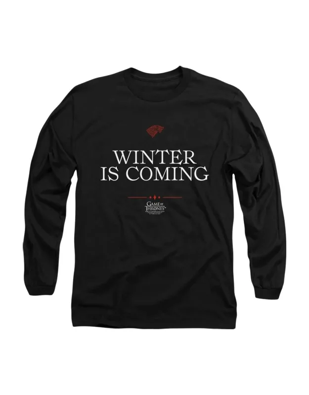 Game Of Thrones Winter Is Coming Long Sleeve Tee