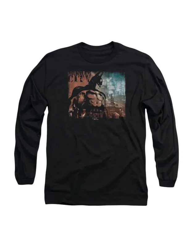 Batman Arkham City Knockout Long Sleeve Tee