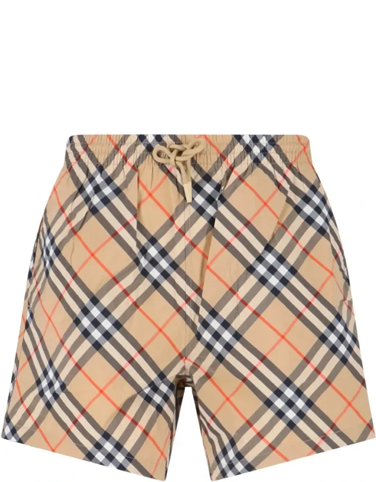 Check Swim Shorts