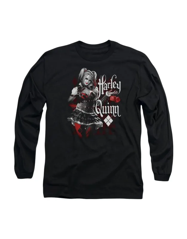 Batman Arkham Knight Dice Long Sleeve Tee