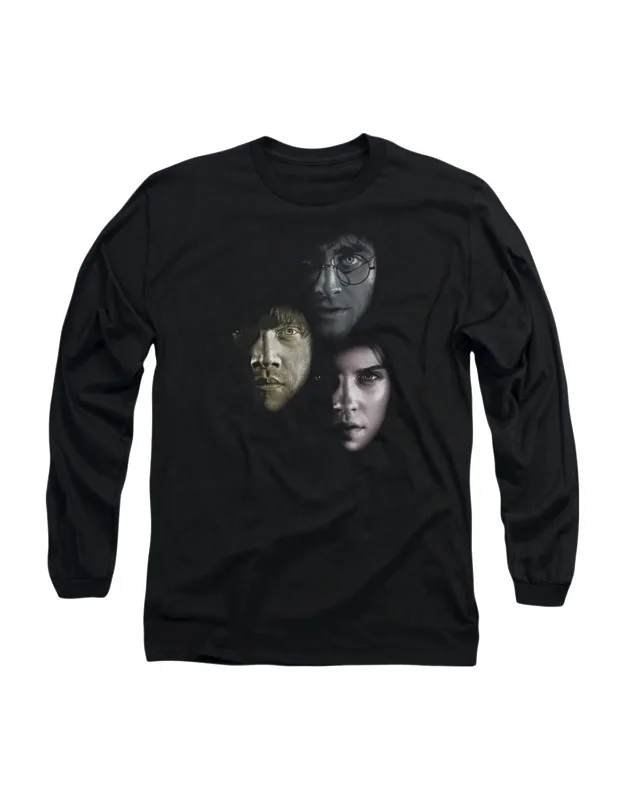 Harry Potter Hero Heads Long Sleeve Tee