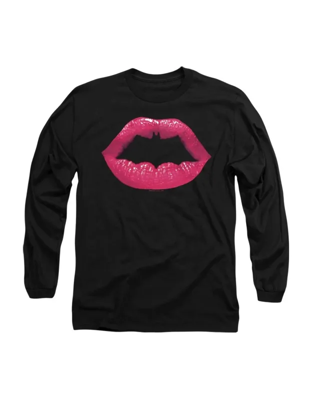 Batman Bat Kiss Long Sleeve Tee