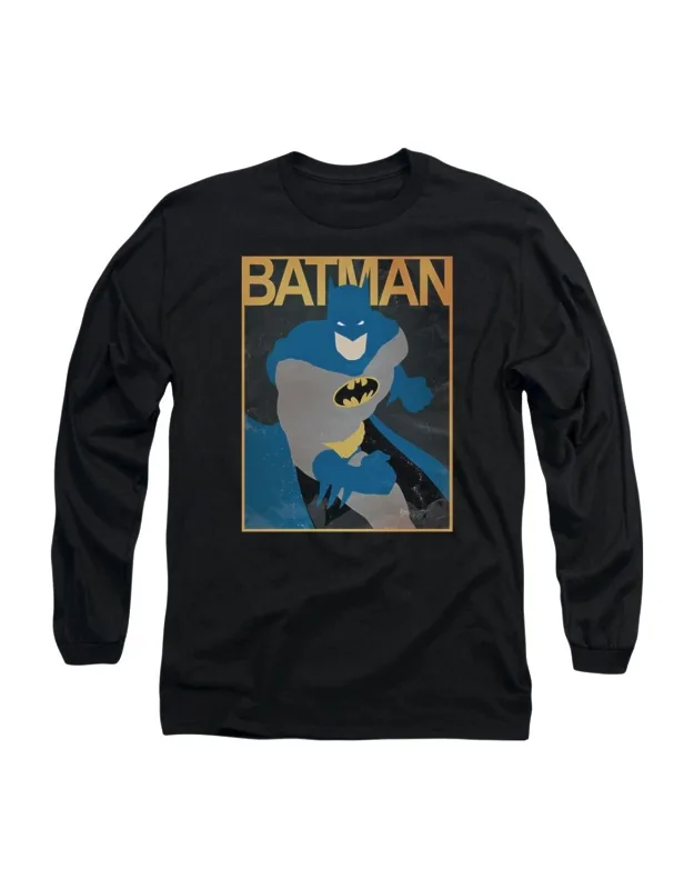 Batman Simple Bm Poster Long Sleeve Tee