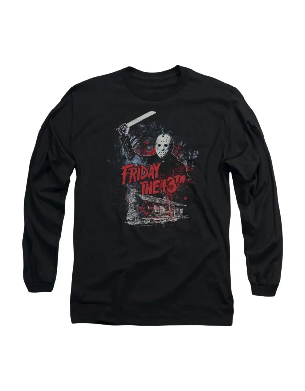 Friday The 13th Cabin Long Sleeve T-shirt