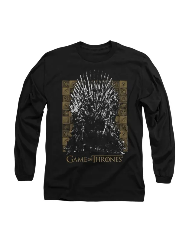 Game Of Thrones Iron Throne Long Sleeve Tee