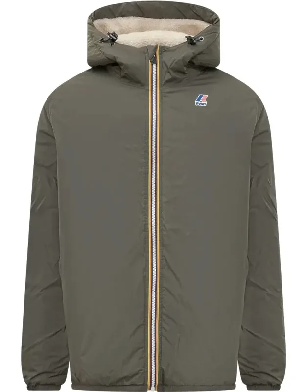 Jacket With Hood And Sherpa Lining