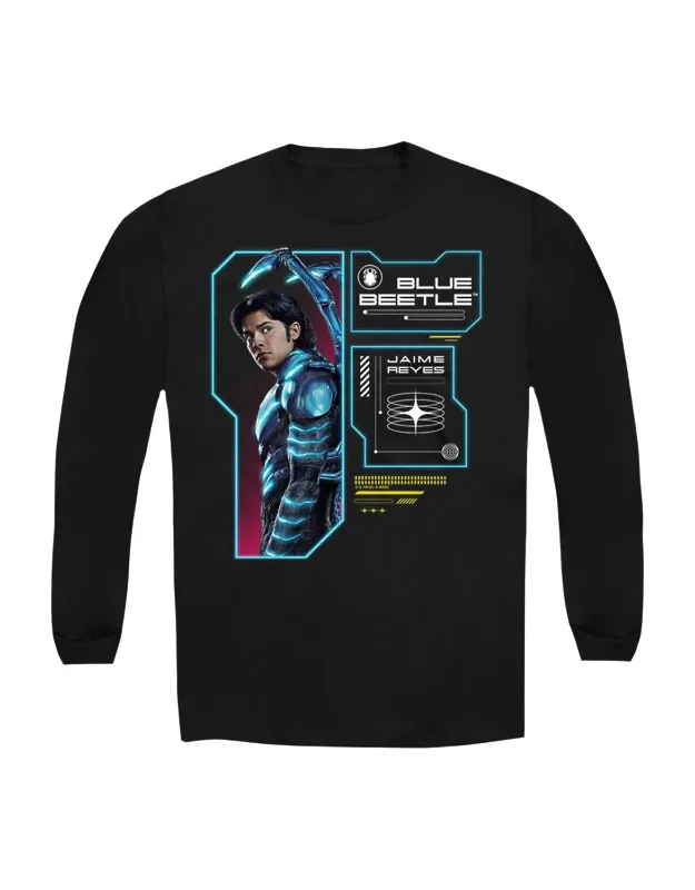 Beetle Data Read Out Long Sleeve Tee