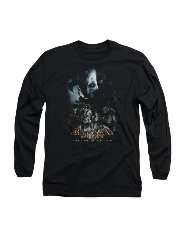 Batman Arkham Asylum Long Sleeve T-shirt