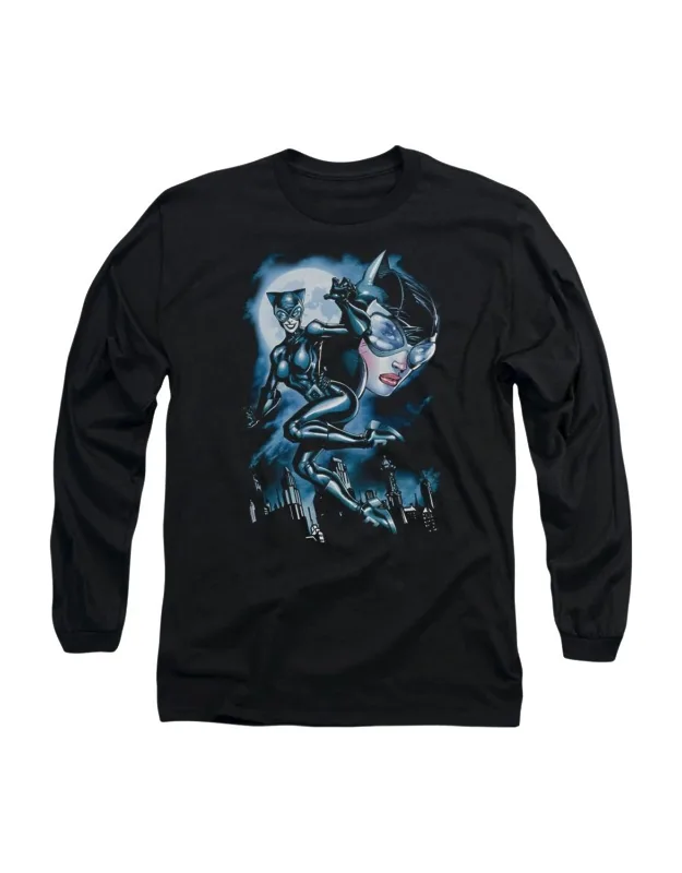 Moonlight Cat Long Sleeve Tee