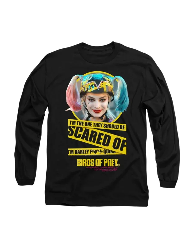 Birds Of Prey Scared Long Sleeve Tee