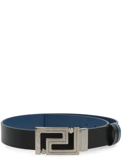 Greek Reversible Leather Belt
