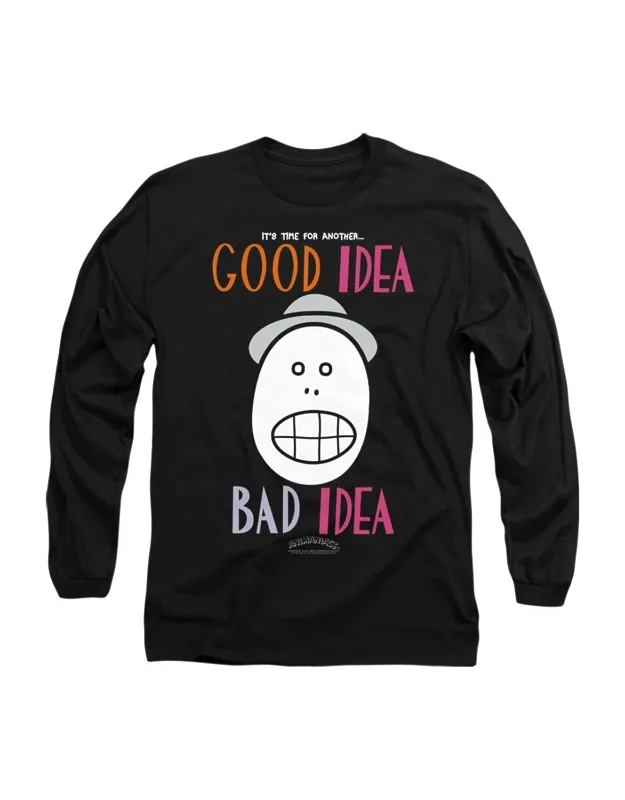 Animaniacs Good Idea Bad Idea Long Sleeve Tee