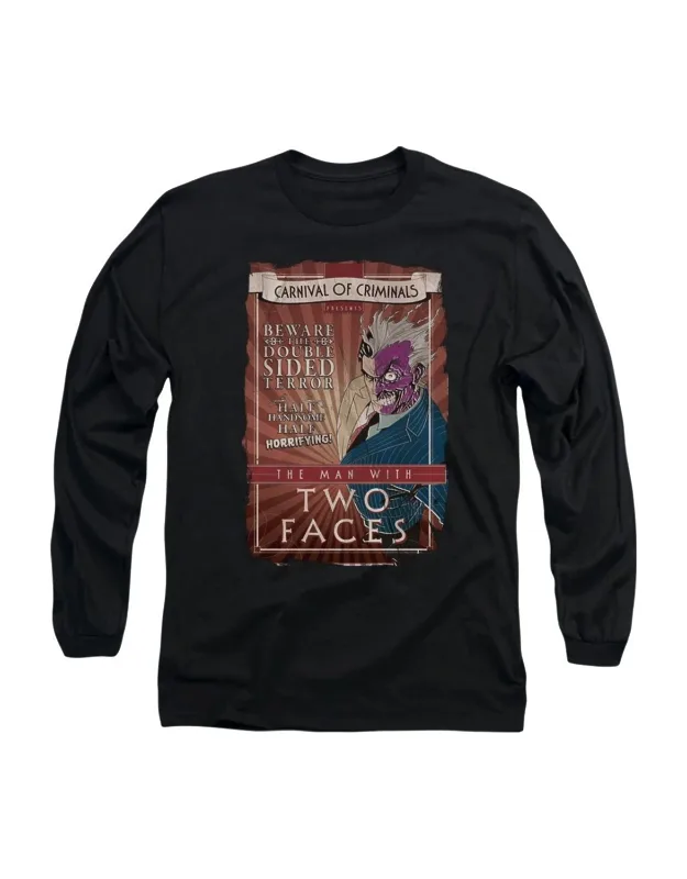 Batman Two Faces Long Sleeve Tee