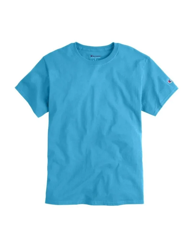 Short Sleeve T-shirt With Shoulder-to-shoulder Taping And Tag-free Neck Label