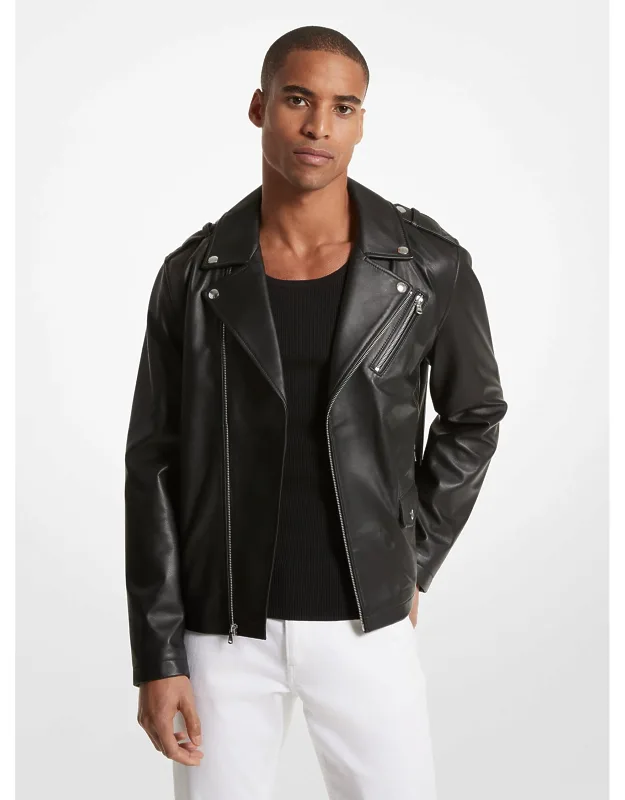 Leather Moto Jacket
