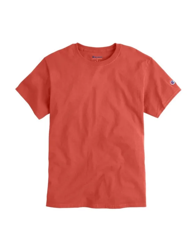 Short Sleeve T-shirt With Shoulder-to-shoulder Taping And Tag-free Neck Label