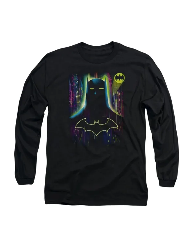 Batman Knight Lights Long Sleeve Tee