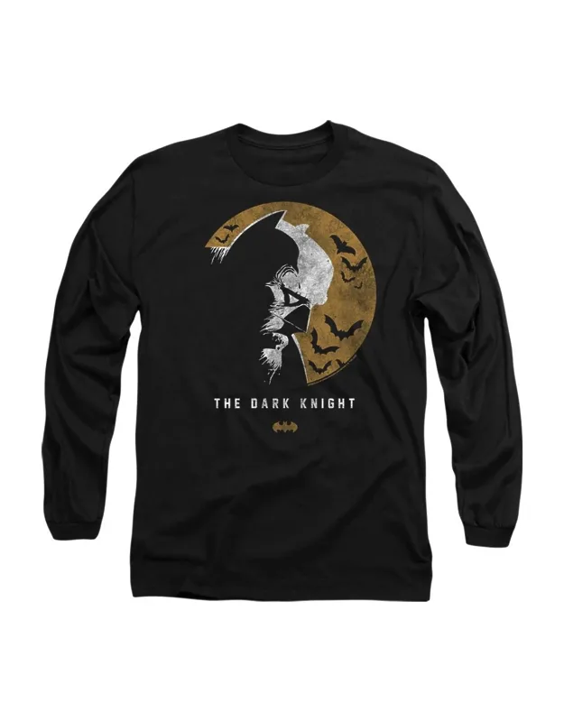 Batman Dark Knight Moon Long Sleeve Tee
