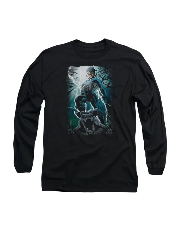 Batman Night Light Long Sleeve Tee