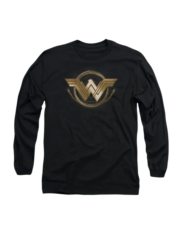 Wonder Woman Movie Lasso Logo Long Sleeve Tee