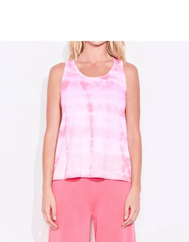 Crossback Tie Dye Tank Top