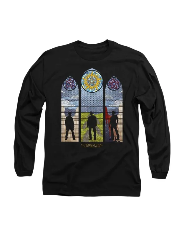 Supernatural Stained Glass Long Sleeve Tee