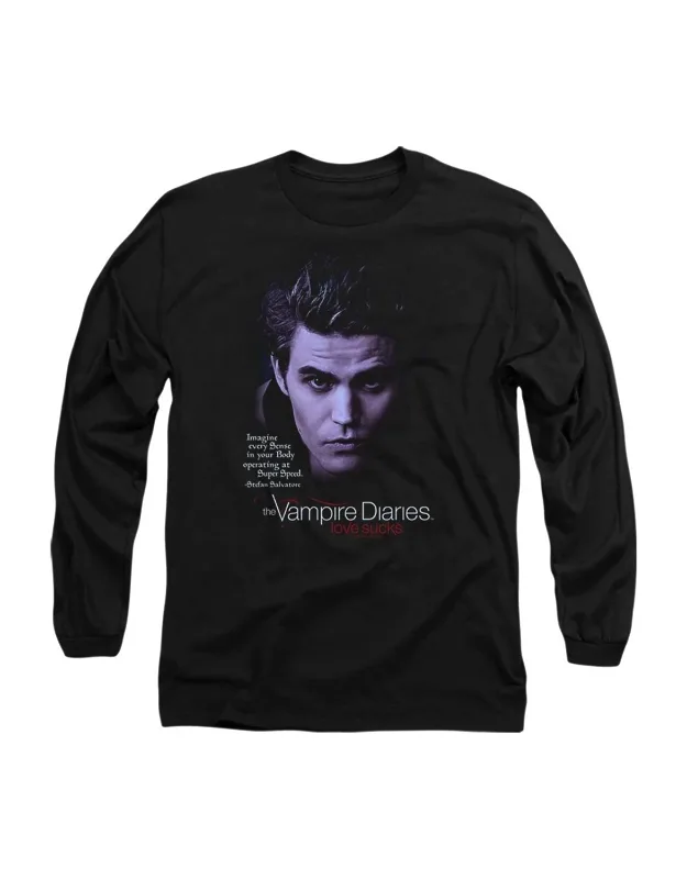 Vampire Diaries Sense Your Body Long Sleeve Tee