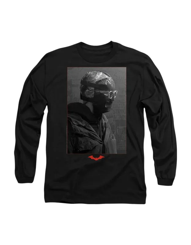 The Batman (2022) Riddler Worn Portrait Long Sleeve T-shirt