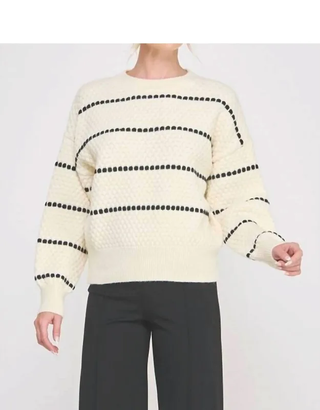 Pebble Stripe Sweater