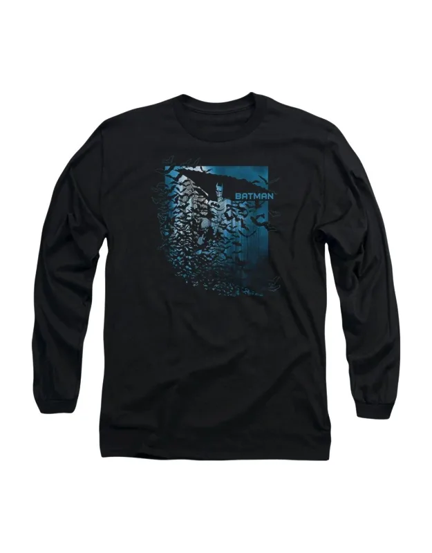 Batman Bat Among Bats Long Sleeve Tee