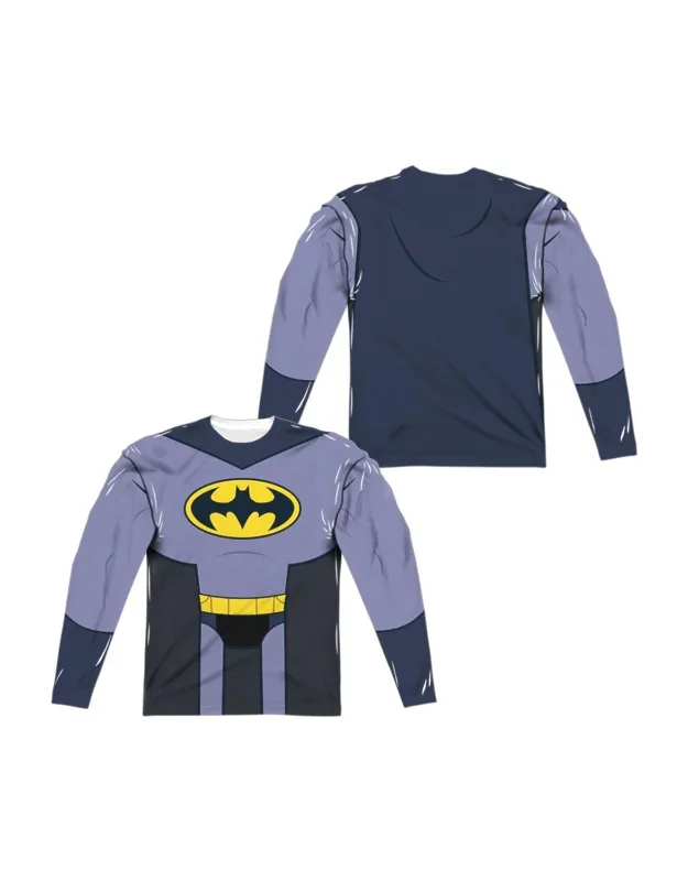 Teen Titans Go To The Movies Batman Uniform Long Sleeve Tee