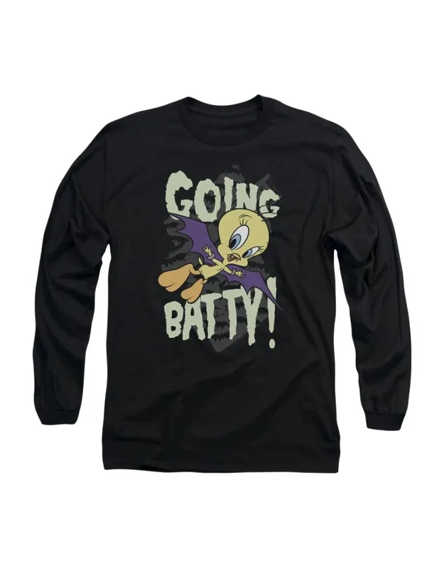 Looney Tunes Going Batty Long Sleeve Tee