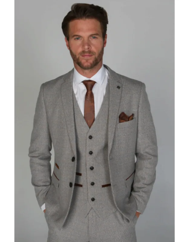 Tweed Check Blazer Classic Sport Coat