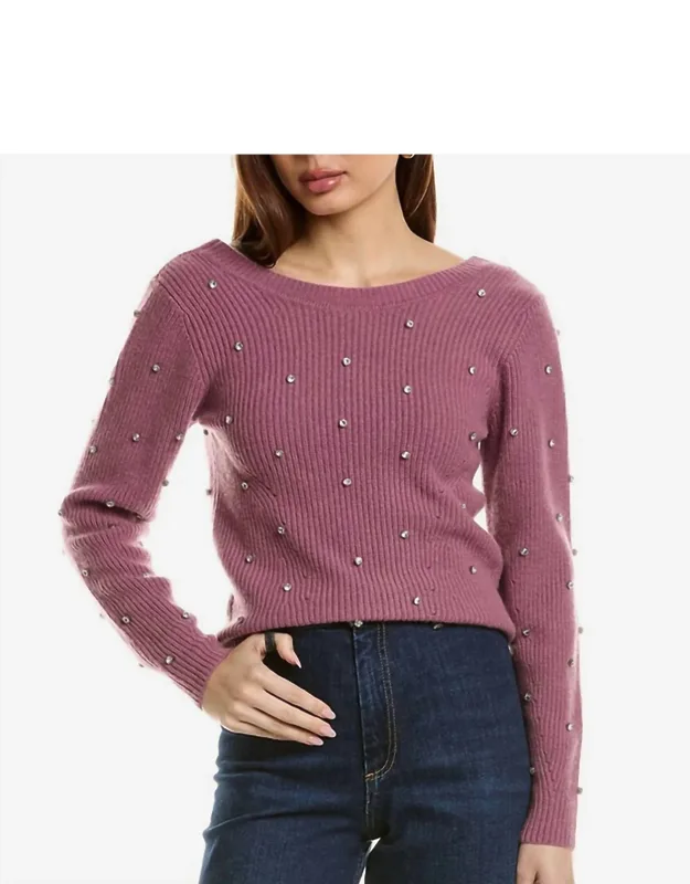 V-wrap Cashmere Sweater