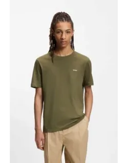 Hugo Logo-print T-shirt - Soft Cotton, Straight Fit