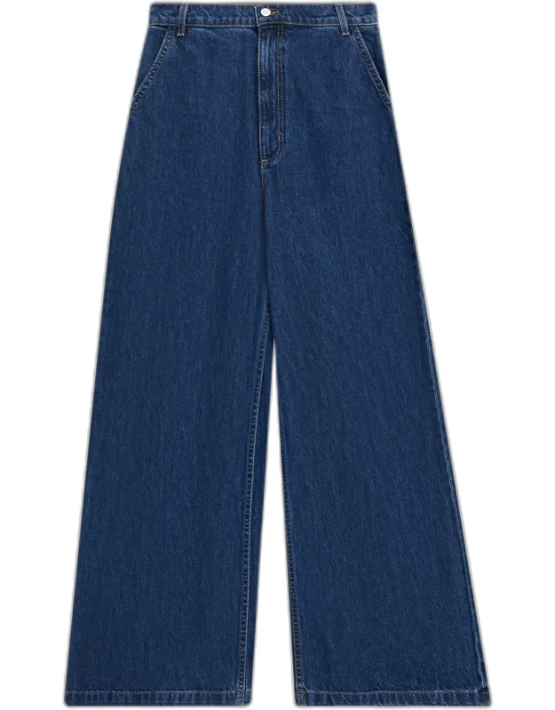 Mcdougal St Wide-leg Denim Pants