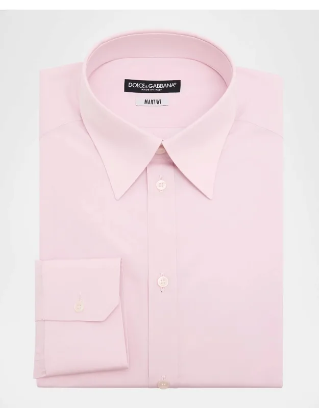Cotton Poplin Martini Fit Solid Dress Shirt