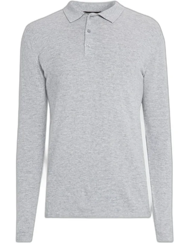 Pierce Cashmere Polo Sweater