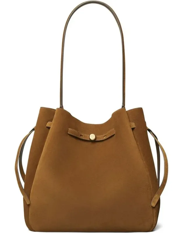 Bag With Drawstring Fastening And Gold-tone Hardware