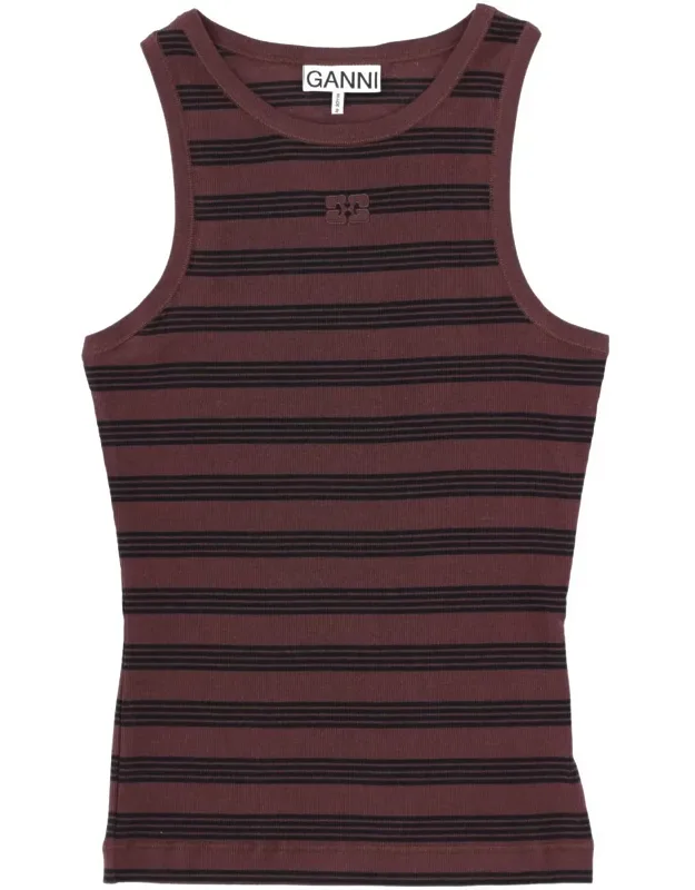 Striped Sleeveless Top