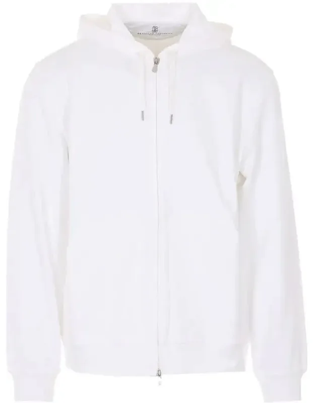 Zip Hoodie With Coulisse And Pockets