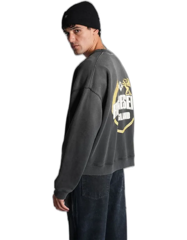 Sweatshirt With Round Neck And Long Sleeves